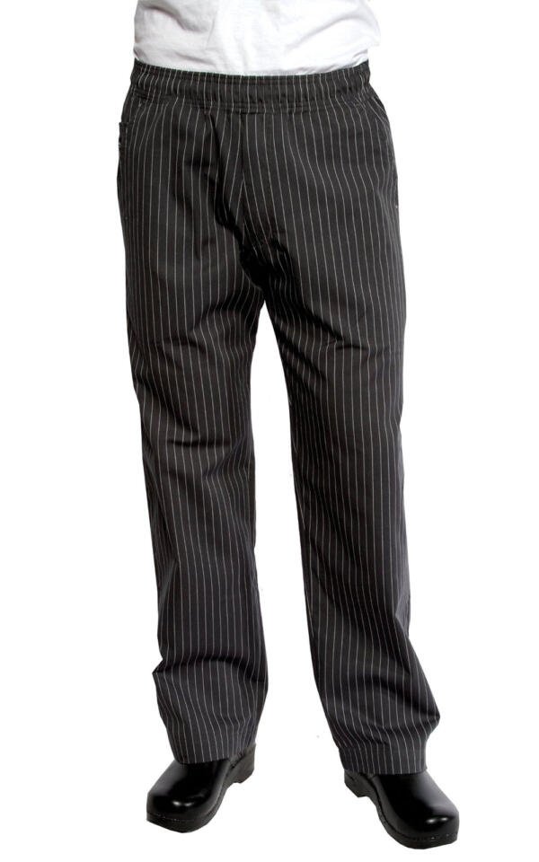 Pinstripe Baggy Chef Trouser